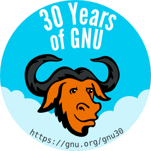 Celebrate 30 years of GNU!